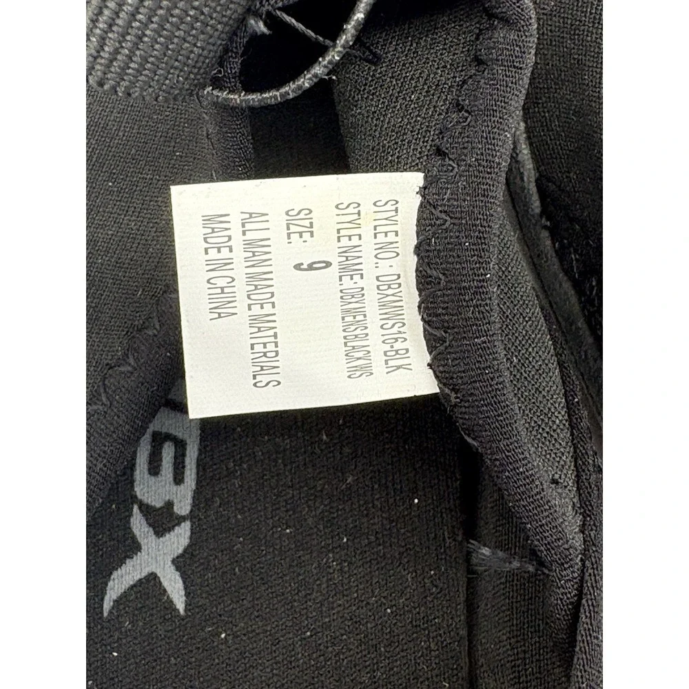 DBX Men's Water Shoe Size 9 NWT Black Yellow